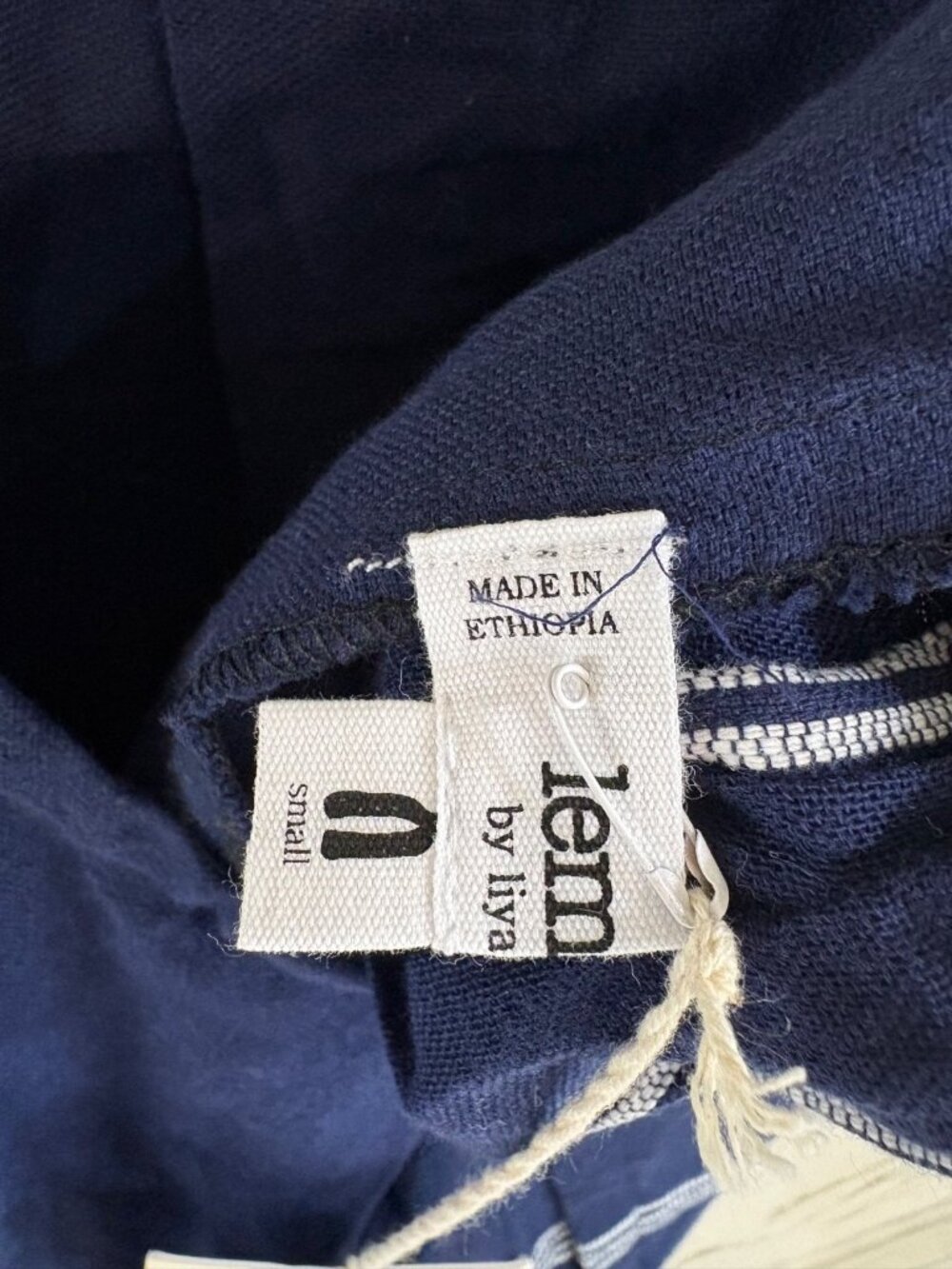 LEMLEM Nia Sz S Nunu Navy Midi Slip Dress NWT - Picture 10 of 15